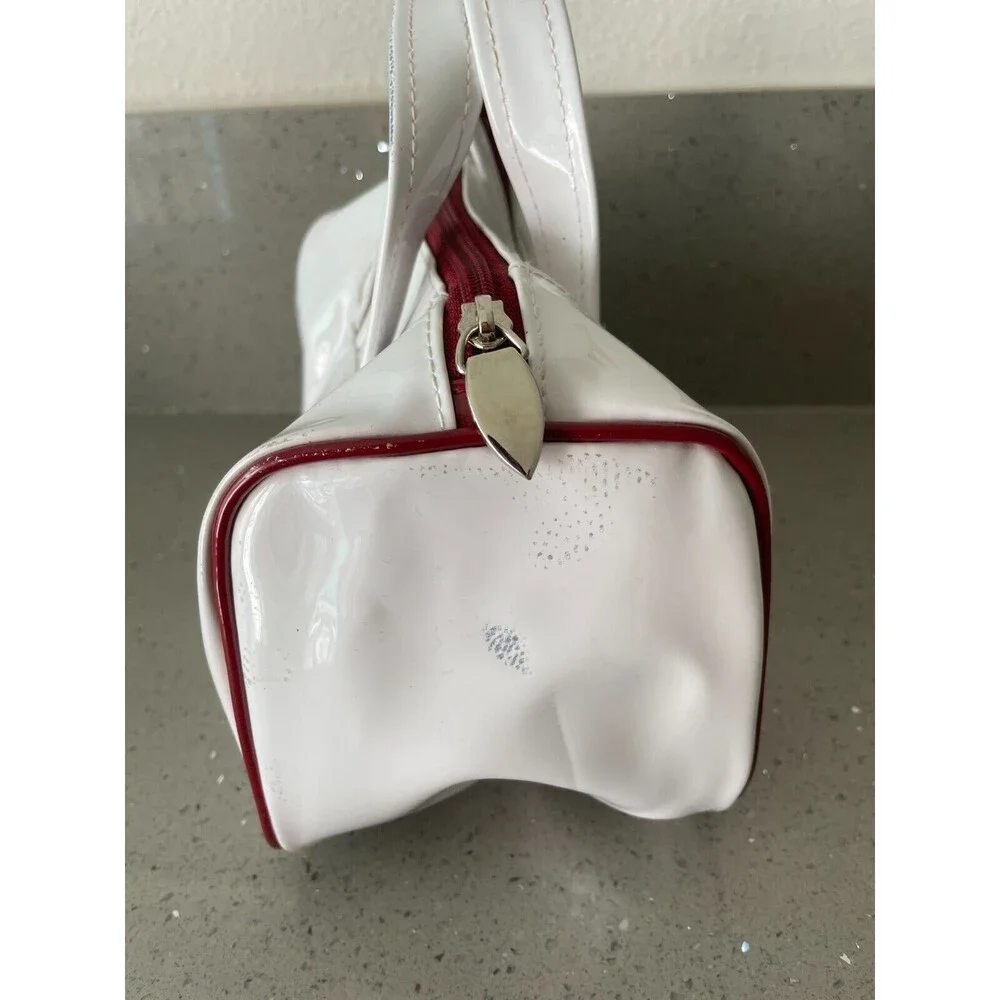 Shiseido white and red Cosmetic Pouch Bag Skincare READ